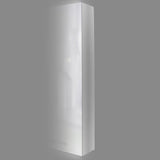 Non-Printed End Cap for Illuminated Pop Up Display