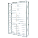 Illuminated Pop Up Display 5' X 7.5' Double Sided Fabric Print