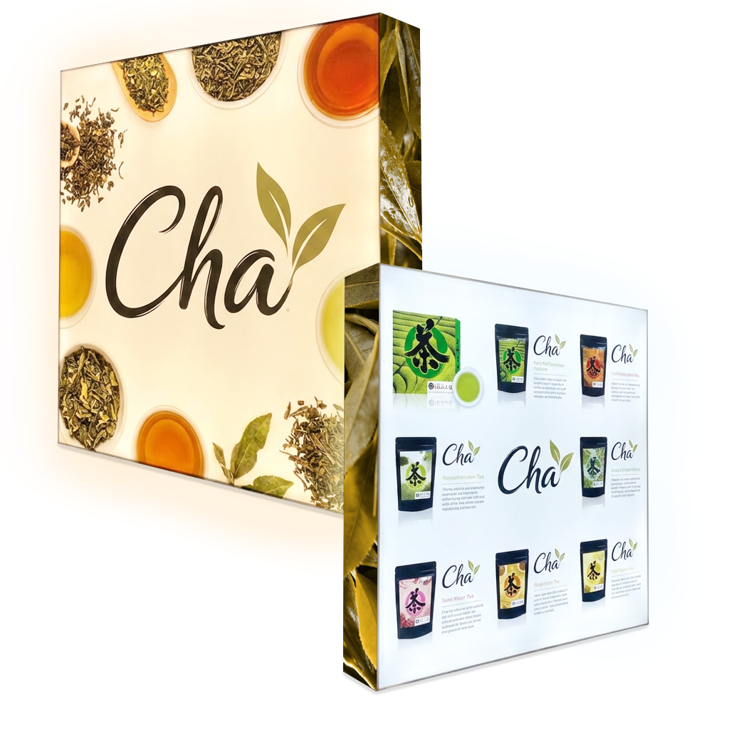 Illuminated Pop Up Display 7.5' X 7.5' Double Sided Fabric Print
