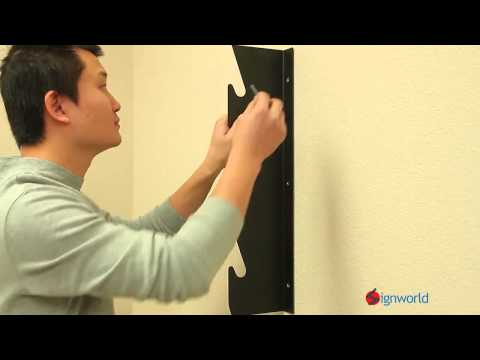 Wall Mount Vinyl Rack - 38" Width