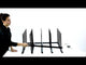 Vinyl Roll Wall Mount Storage Rack -20 Rolls