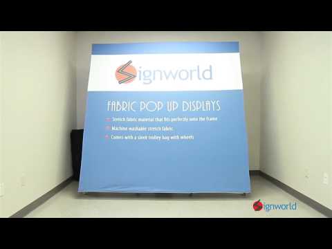 8 ft Fabric Pop Up Display - Display Frame Only