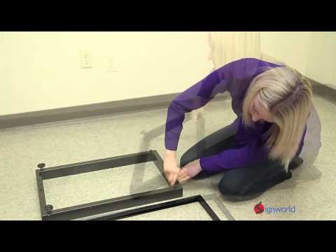 Heavy Duty Poster Frame Floor Stand 22" X 28"