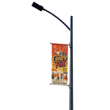 Street Pole Banner Brackets 18" with 18" x 48" Vinyl Banner