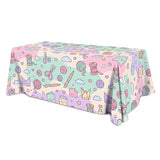 6Ft 4-Sided Table Throw
