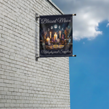 Wall Mount Bracket Set 24'' with 24'' x 30'' Vinyl Print