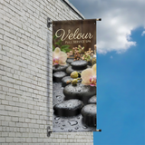 Wall Mount Bracket Set 24'' with 24'' x 60'' Vinyl Print