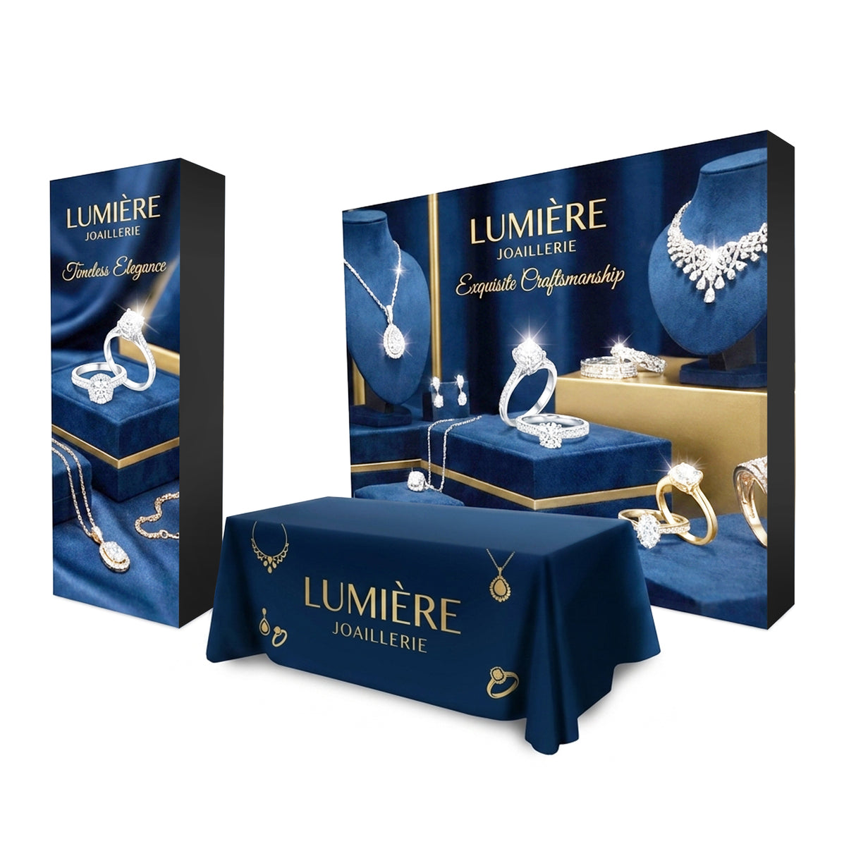 Trade Show Booth Package - 10ft Illuminated Backlit Display